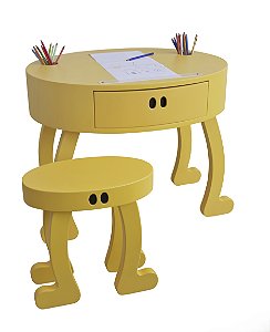 MESA E BANQUINHO CRIATURAS