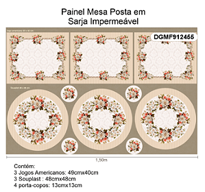 Mesa Posta em sarja impermeável (1m x 1,50cm)