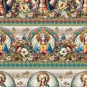 Tricoline digital Santinhas (0,96cm x 1,50 de largura)