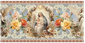 Tricoline digital Jesus nasceu (1m x 1,50 de largura)