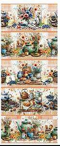 Tricoline digital Cozinha de Fazenda (0,55cm x 1,50 de largura)
