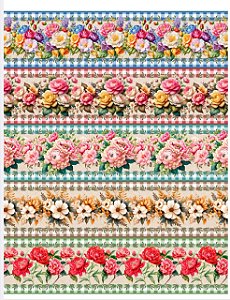 Tricoline digital Flores do campo (0,55cm x 1,50 de largura)