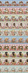 Ttricoline digital pets e flores(0,55cm x 1,50 de largura)