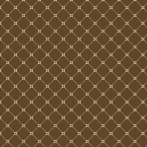 Tricoline digital Xadrez treliçado Café (0,55cm x 1,50 de largura)