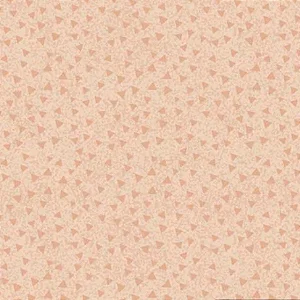Tricoline neutros Triângulos Salmão  (0,50cm x 1,50 de largura)