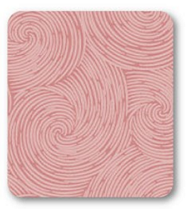 Tricoline estampa Espiral Salmão (0,50cm x 1,50 de largura)