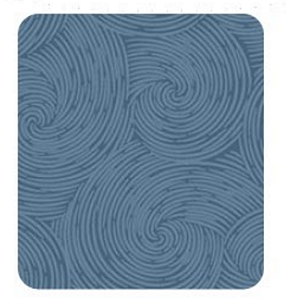 Tricoline estampa Espiral Azul Marinho (0,50cm x 1,50 de largura)