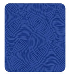 Tricoline estampa Espiral Azul Celeste (0,50cm x 1,50 de largura)