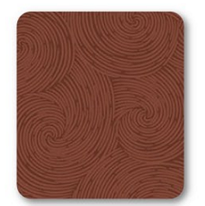 Tricoline estampa Espiral Marrom Pele(0,50cm x 1,50 de largura)