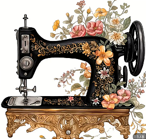 Transfer para tecido, Máquina de costura ( 1 unidade)