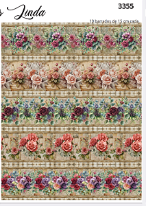 Tricoline digital Linda (0,55cm x 1,50 de largura)