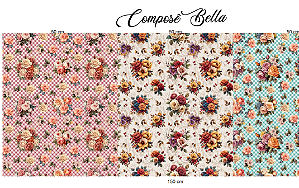 Tricoline digital Compose Bela (0,55cm x 1,50 de largura)