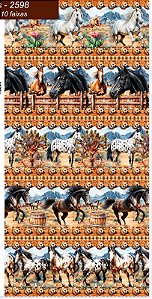Tricoline digital Cavalos 1 (0,55cm x 1,50 de largura)