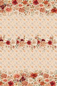 Sacaria Gourmet Flor vermelha (50cm x 1,50)