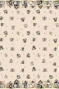 Sacaria especial Gourmet Casinhas (50cm x 1,50)