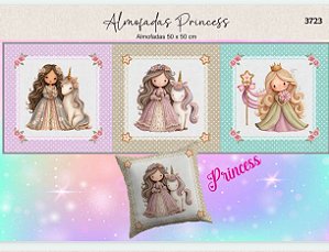 Kit Almofadas Princesas (3 unidades)