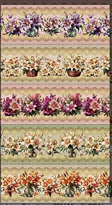 Tricoline digital Lirios (55cm x 1,50)
