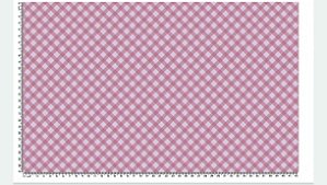 Tricoline Xadrez Enviesado Lilás escuro (55cm x 1,50)