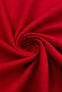 Sacaria trabalhada Colorida Vermelho (1m x 0,72cm)