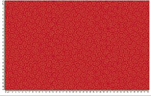 Tricoline Natal para compose Caracol vermelho (50cm x 1,50)