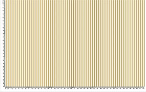 Tricoline natal composê listadinho dourado (50cm x 1,50)