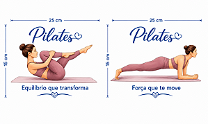 Decalques têxtil pilates (1 faixa)