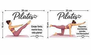 Decalques têxtil Pilates (1 faixa)