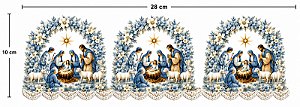 Decalques para tecido DTF Natal (faixa com 28cm x 10)