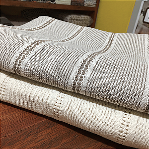 Toalha de Mesa Vazada em Tear 1,50X2,20 – em algodão