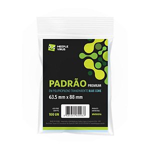 Card Sleeves Padrao Premium 63,5 x 88 mm - Meeple Virus