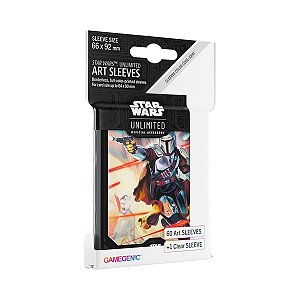 Sleeves Star Wars Unlimited Art Mandalorian - Gamegenic