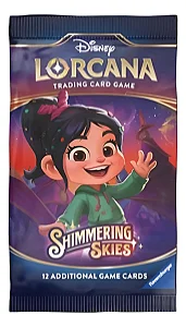 Single Booster Pack 12 Cards Disney Lorcana Shimmering Skies