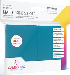 Shield Matte Prime Sleeves (Azul) Pack 100 - Gamegenic