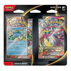 Pokémon TCG Blister Quádruplo Golduck Megaevolução - Copag