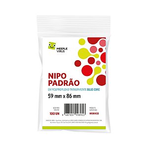 Sleeves Nipo Padrão 59 x 86 mm (Blue Core) - Meeple Virus