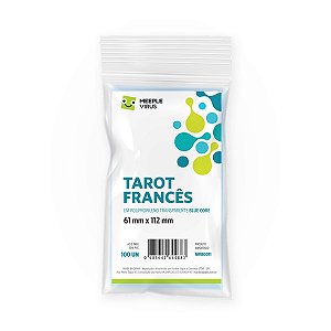 Sleeves Tarot Frances 61 x 112 mm (Blue Core) - Meeple Virus