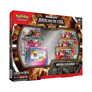 Pokémon TCG Deck Batalha de Liga Mega Lucario EX - Copag
