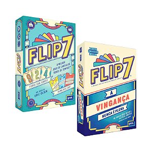 Combo Flip 7 +  A Vinganca Nunca É Plena - Grok Games