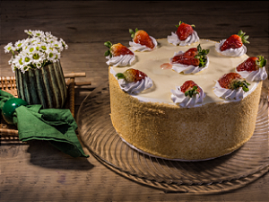 Torta Morango e Nata