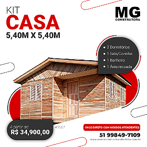 🏡  Kit Casa de 5,40m x 5,40m