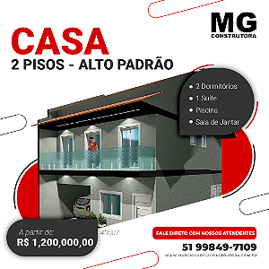 🏠  CASA DOIS PISOS ALTO PADRÃO