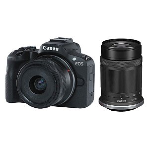 Canon EOS R50 com Kit de lentes 18-45mm e 55-210mm