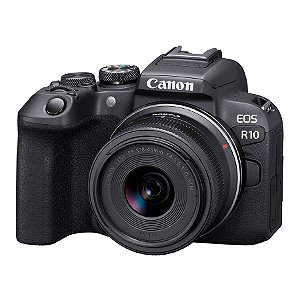 Canon EOS R10 Mirroless com Lente 18-45mm