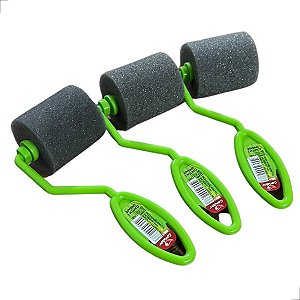 Kit 3 Rolo Rolinho Espuma 4cm Poliéster Ref. 988 Condor