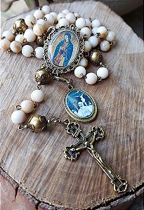 TERÇO GUADALUPE - Grátis Medalha Padre Pio