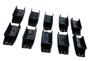 Suporte Sarrafo Plástico para barra de cama (Pacote com 10 Unidades)