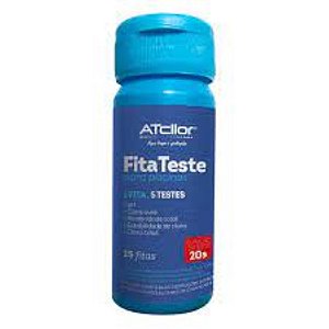 Fita teste para piscina 5x1 Atcllor c/25fitas