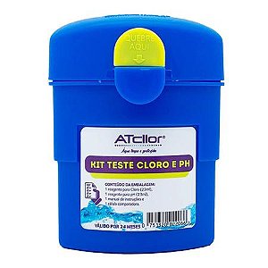 Kit teste cloro/ph Atcllor