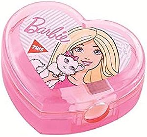 Apontador Barbie Coração rosa - Armarinho Toque Mágico