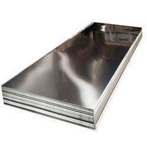 Chapa Placa Aço Inox 430 Brilhante 10cm x 15cm espessura 1mm